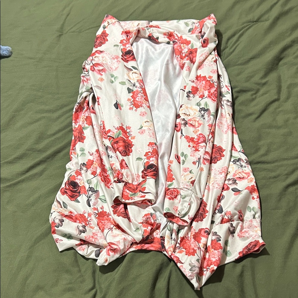 Floral Print Women's cardigan
